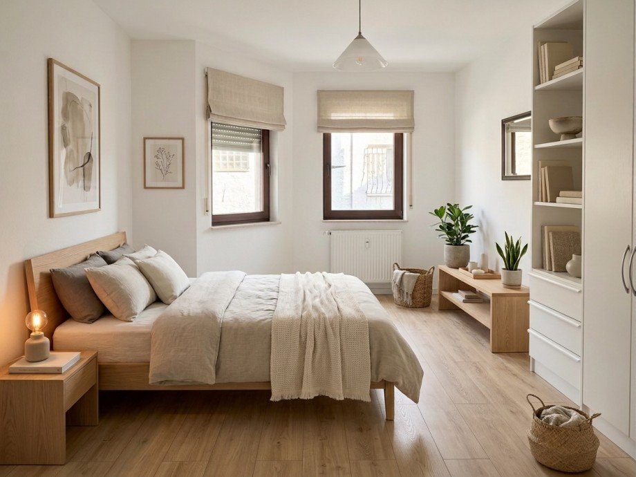 Schlafzimmer Erdgeschosswohnung Wiesbaden