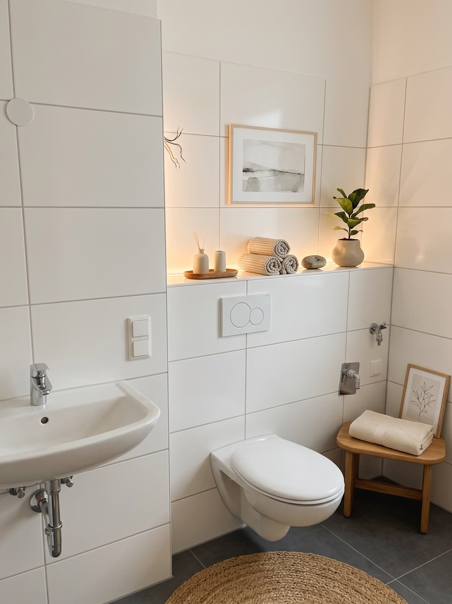 Badezimmer Erdgeschosswohnung Wiesbaden