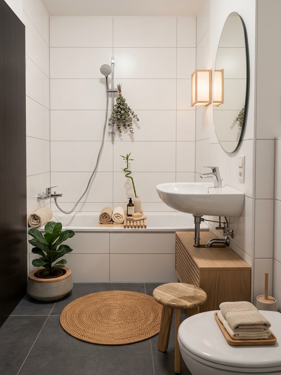 Badezimmer Erdgeschosswohnung Wiesbaden