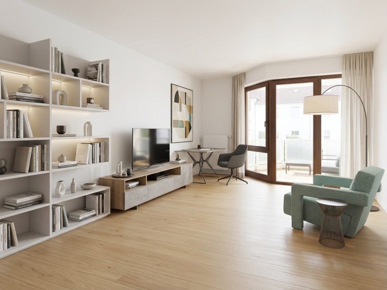 modern 2026 03 20 Wiesbaden Erdgeschosswohnung **** DIREKT AM SCHLOSSPARK ZU WIESBADEN-BIEBRICH *** Tolle 2 ZKBB & TIEFGARAGE!!! ****