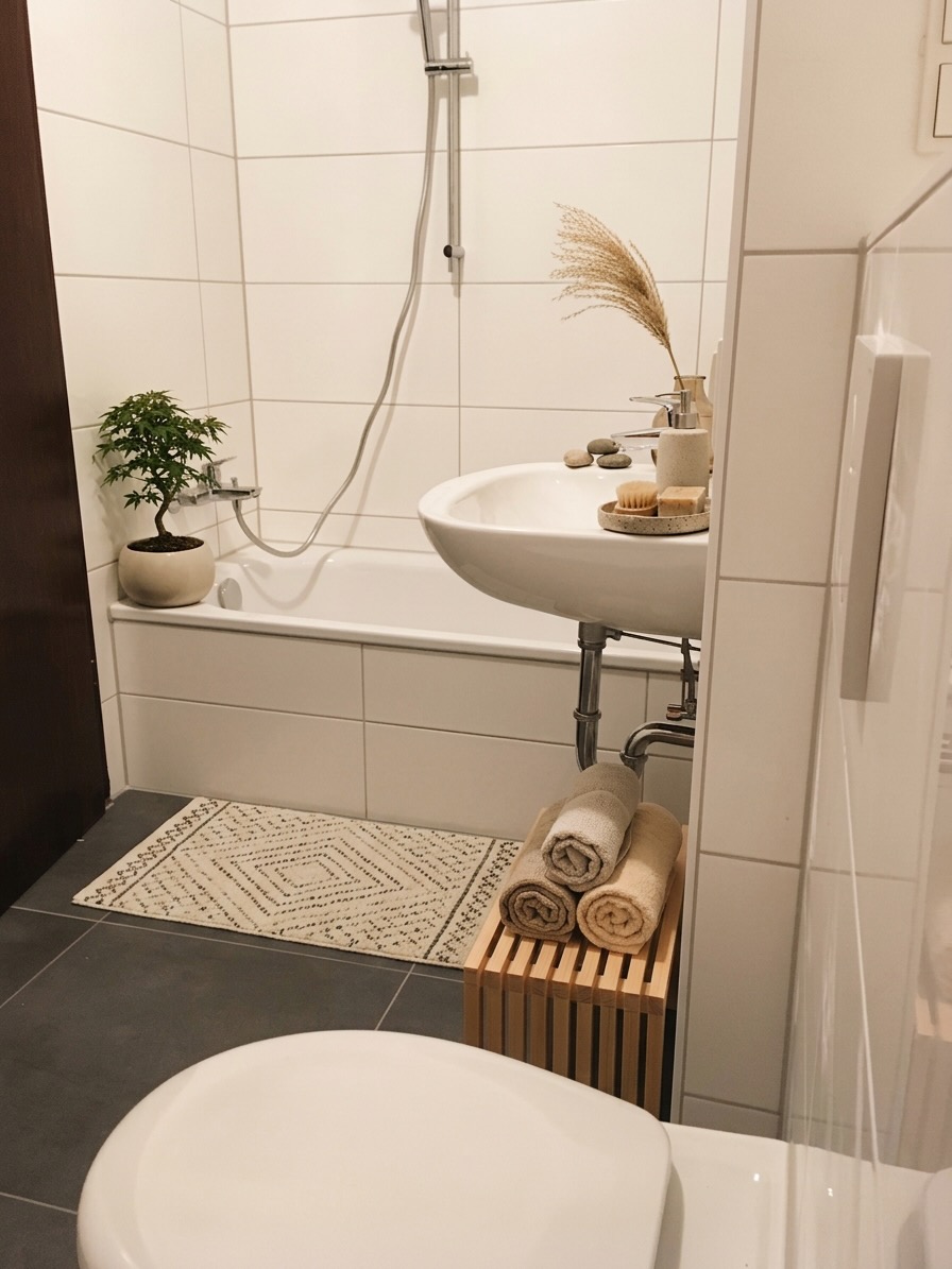 Badezimmer Erdgeschosswohnung Wiesbaden