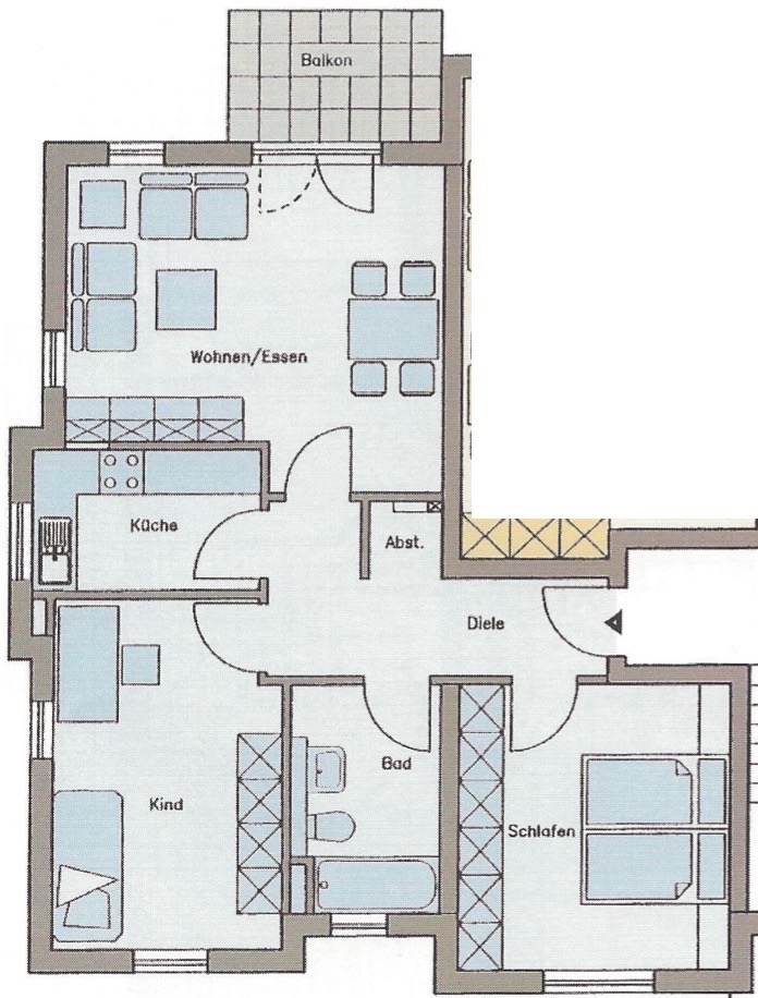 Grundriss Wohnung Wiesbaden