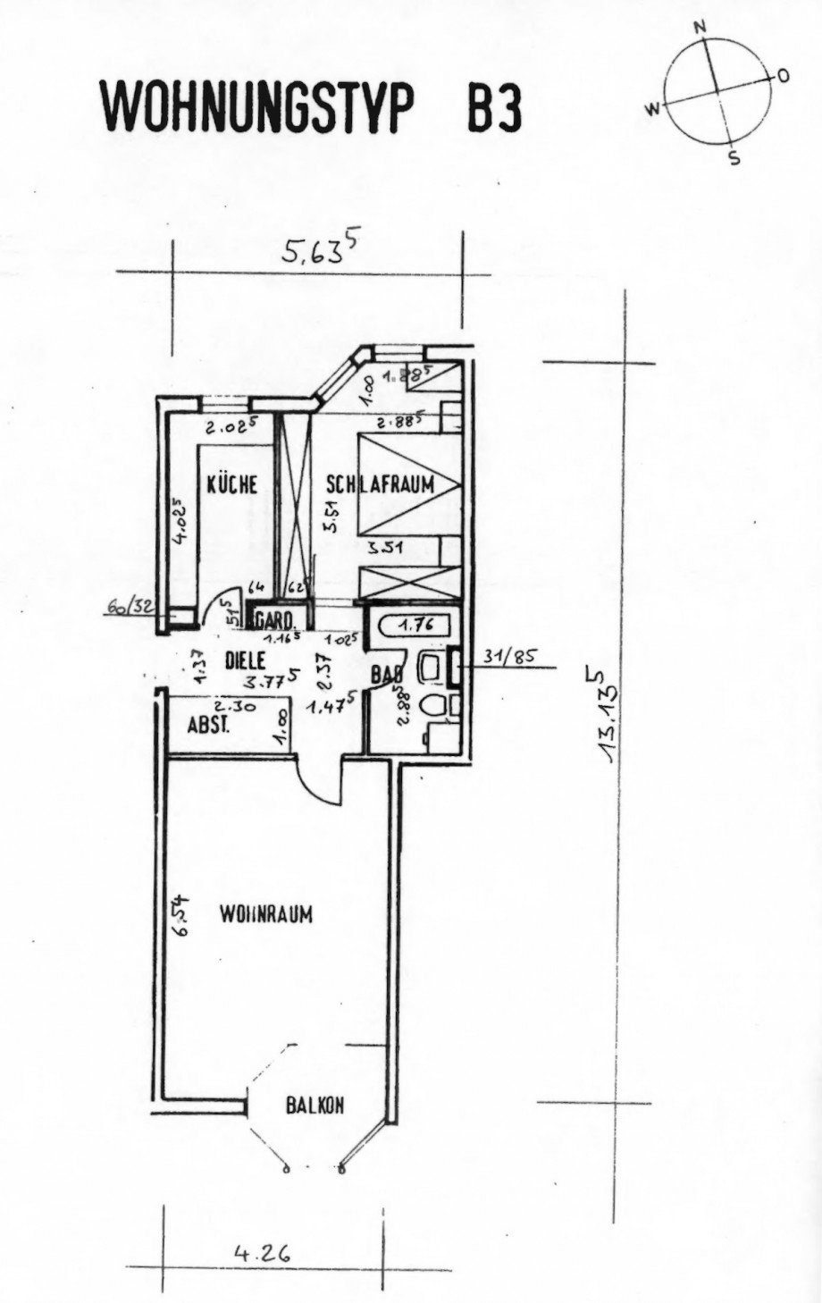 Grundriss Wohnung Wiesbaden